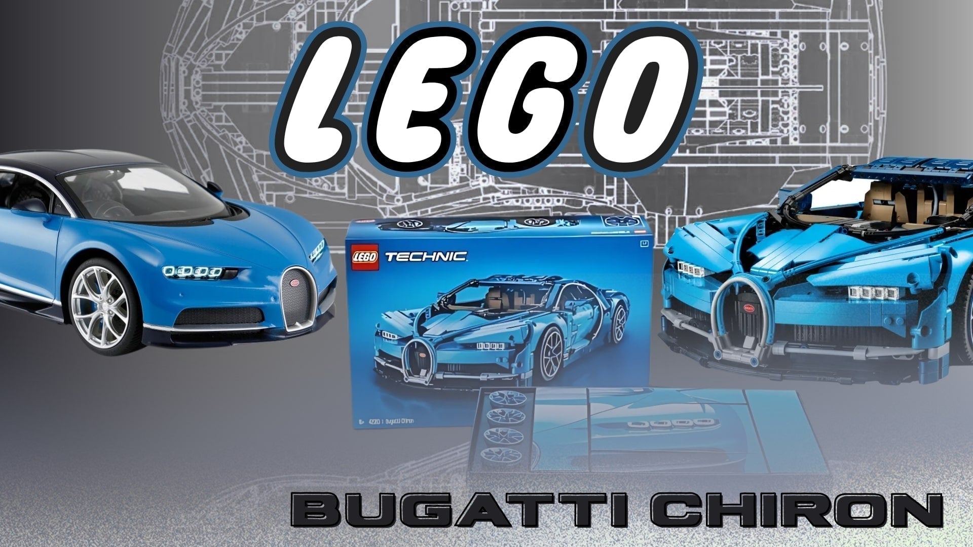 レゴ ブガッティ LEGO Bugatti Chiron 42083 Review