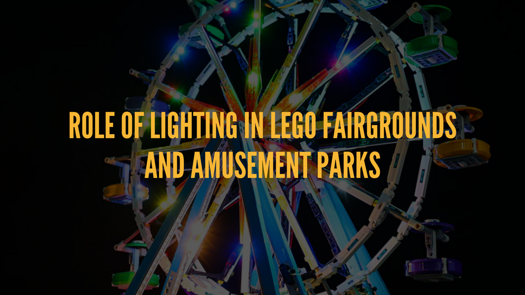 Role of Lighting in LEGO Fairgrounds and Amusement Parks