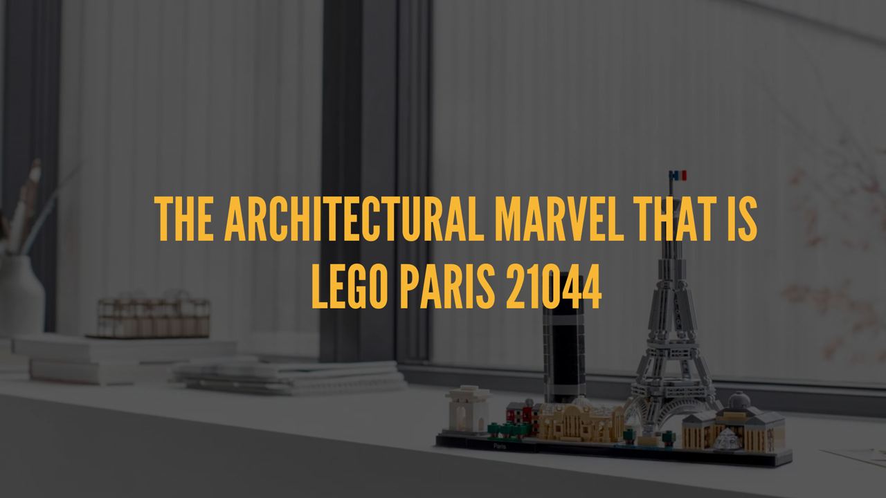 Display case for LEGO Architecture Paris Skyline (21044 )