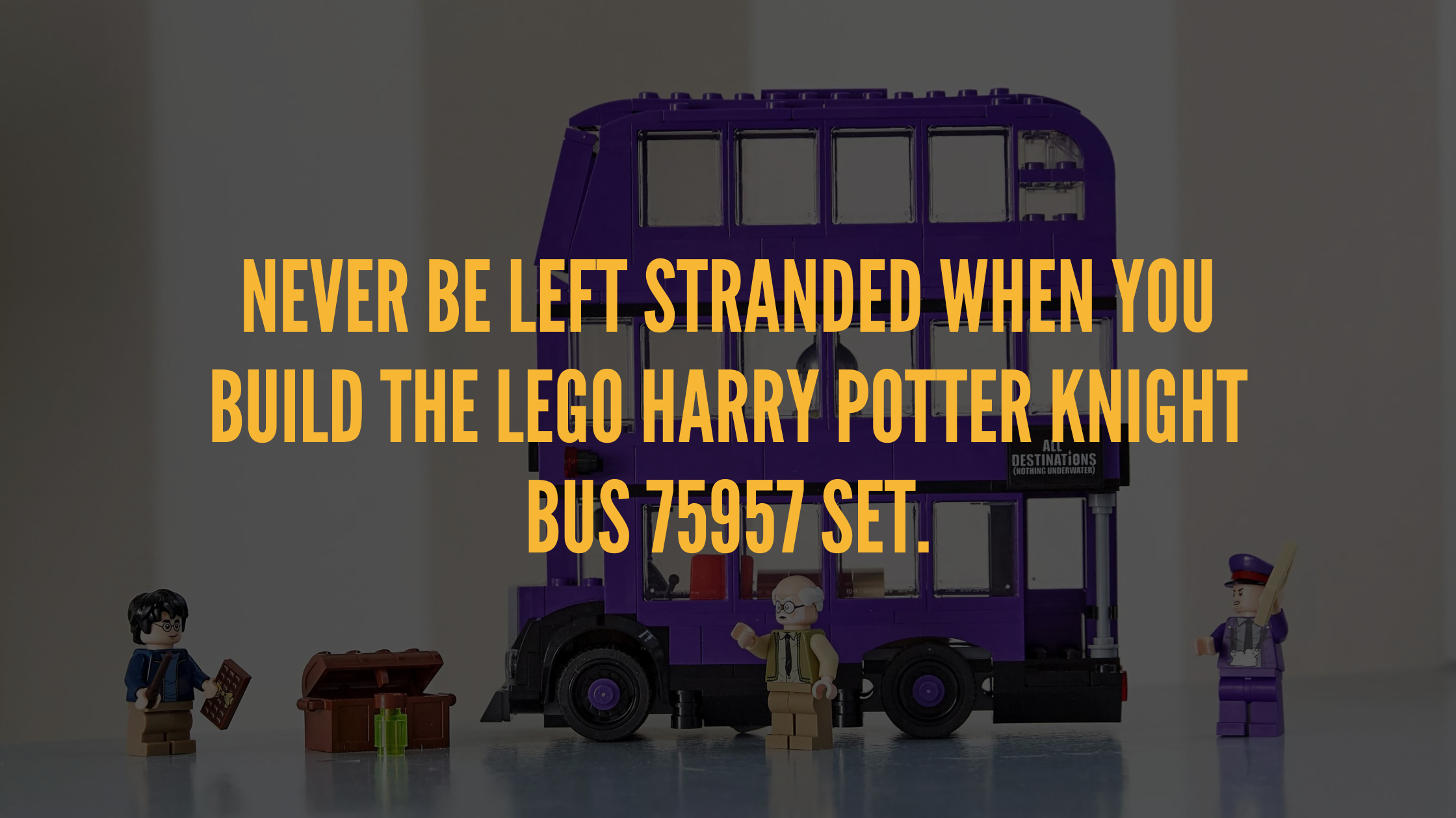 Lego harry potter bus top 75957