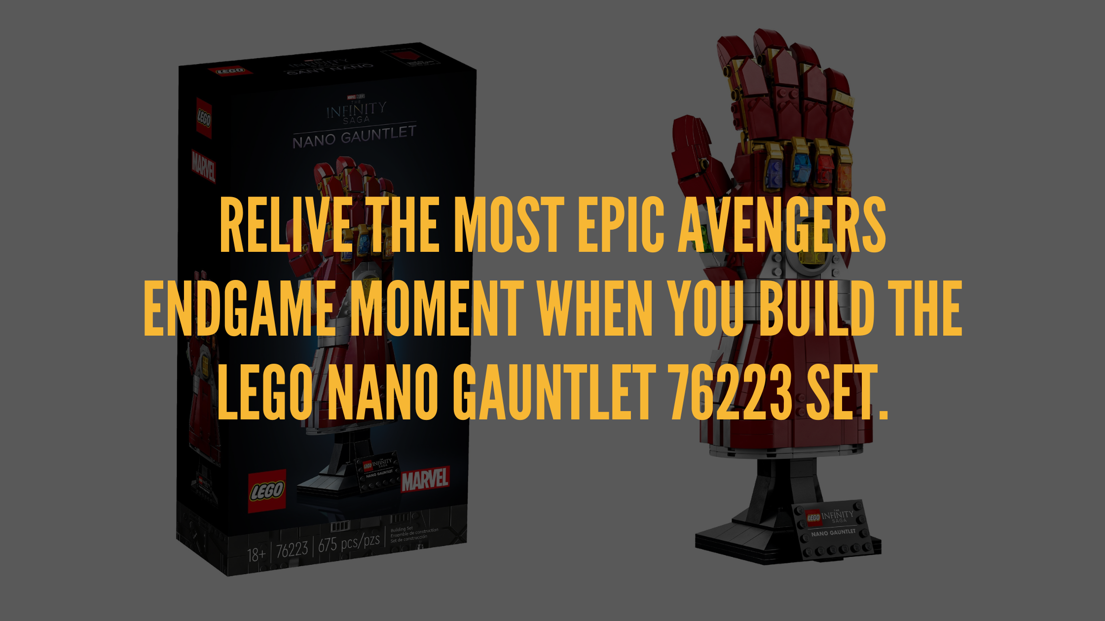LEGO® Nano Gauntlet 76223 Set Review