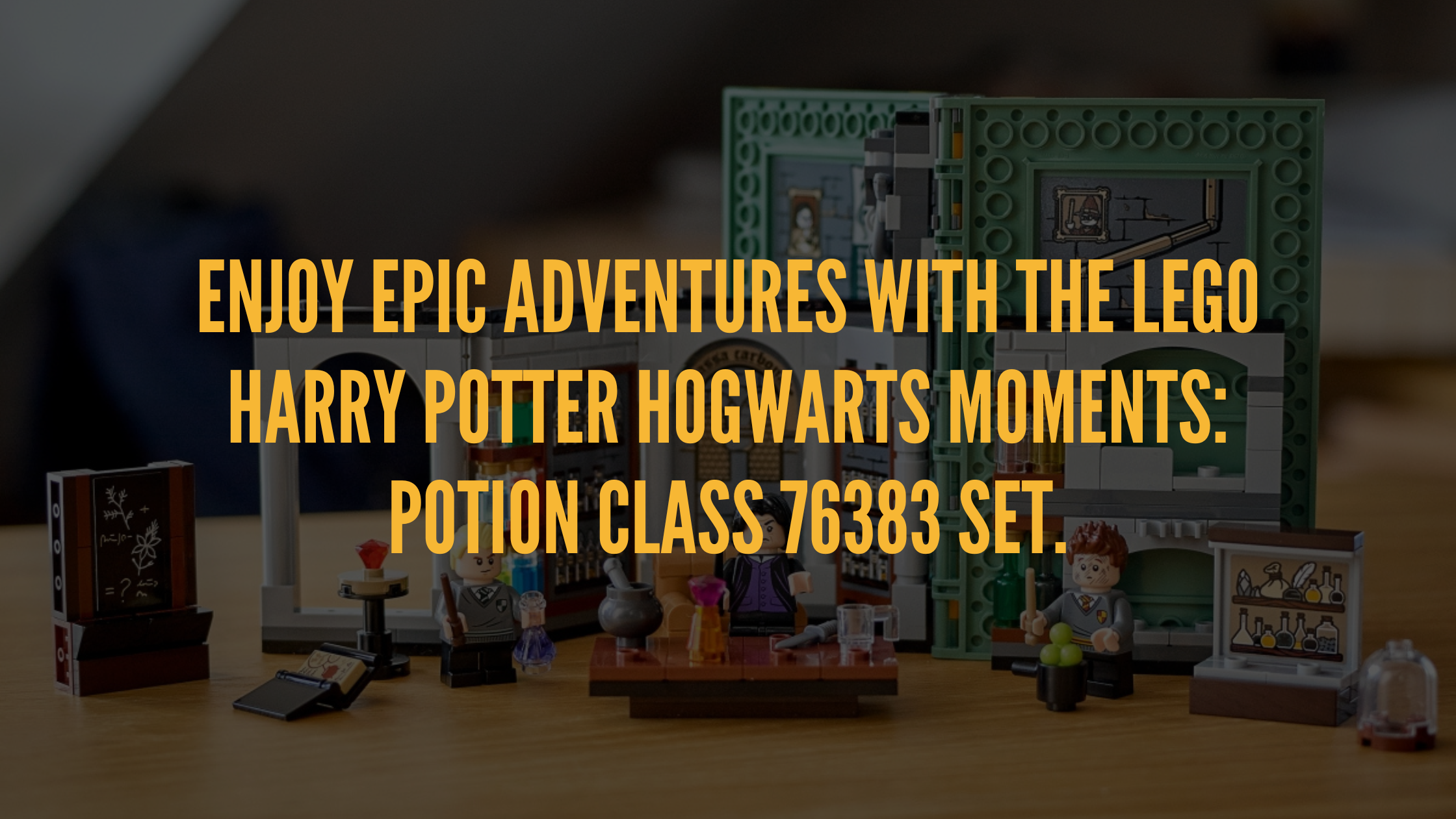 LEGO Harry Potter Hogwarts Moments Potion Class 76383 Set Review