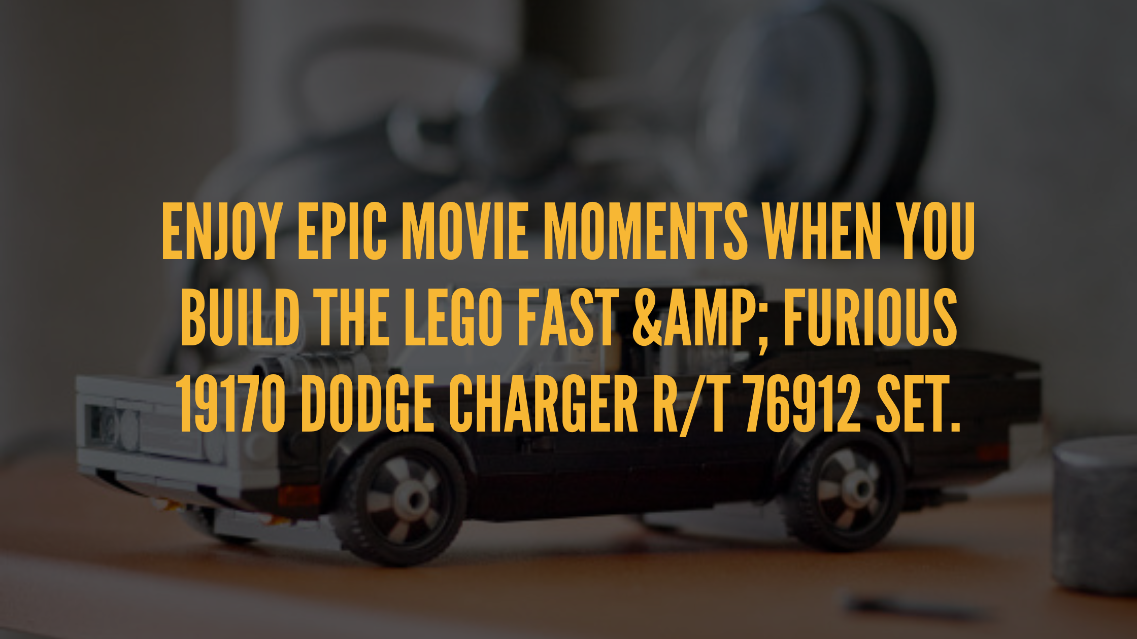 LEGO Fast Furious 19170 Dodge Charger R T 76912 Set Review