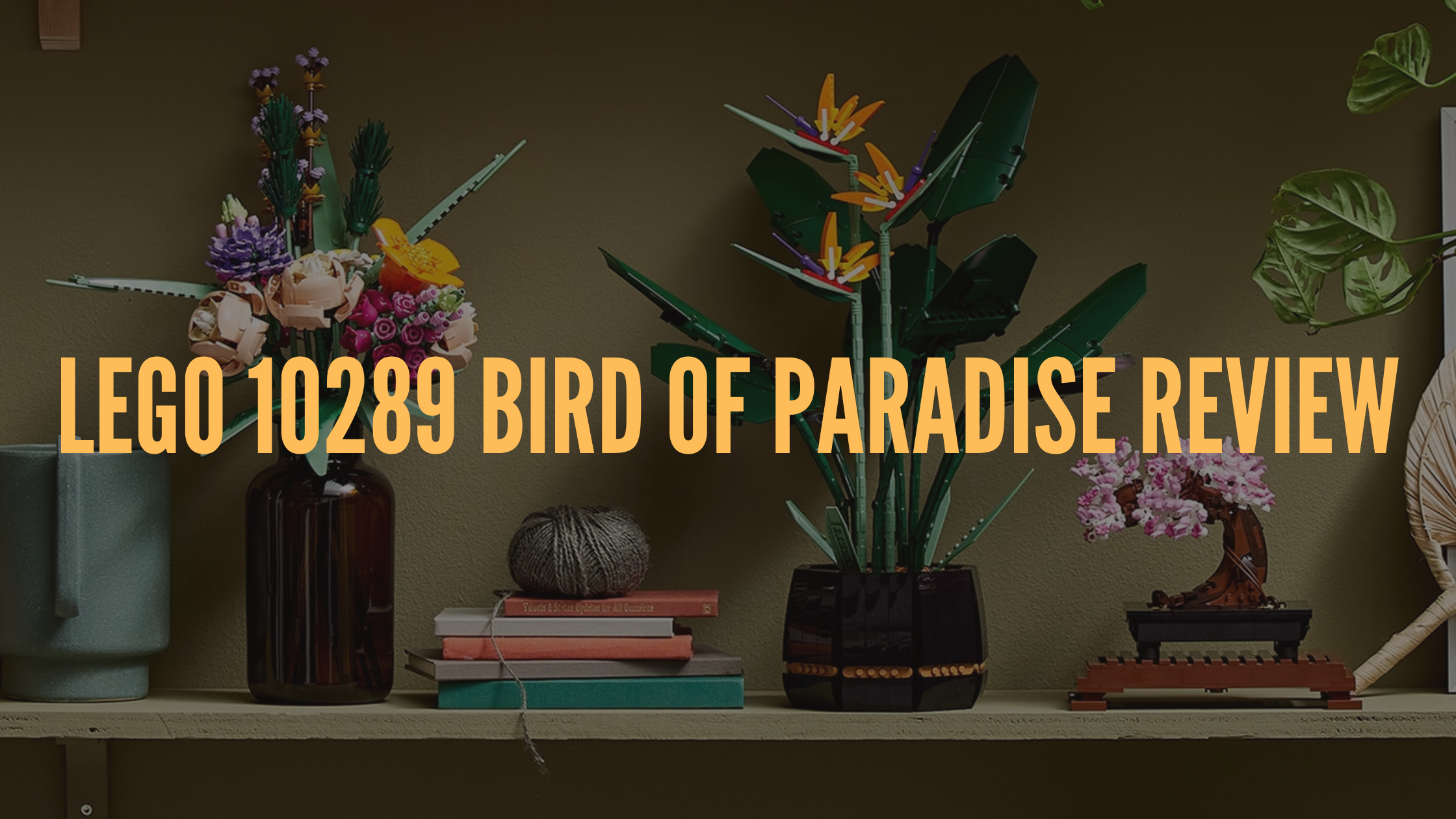 Lego Botanical Collection 10289 Bird of Paradise Speed Build 