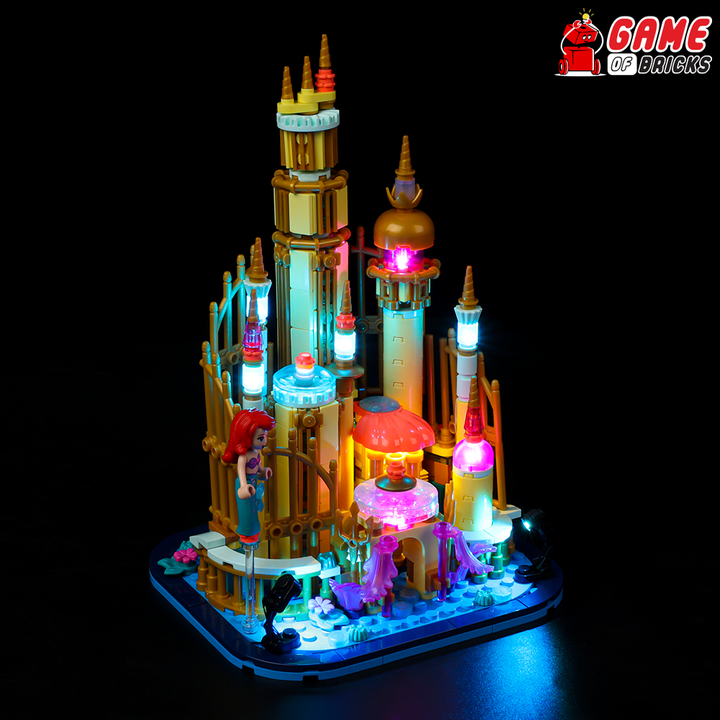 LEGO Mini Disney Ariel's Castle 40708 Light Kit