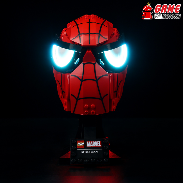 LEGO Spider Man mask light set