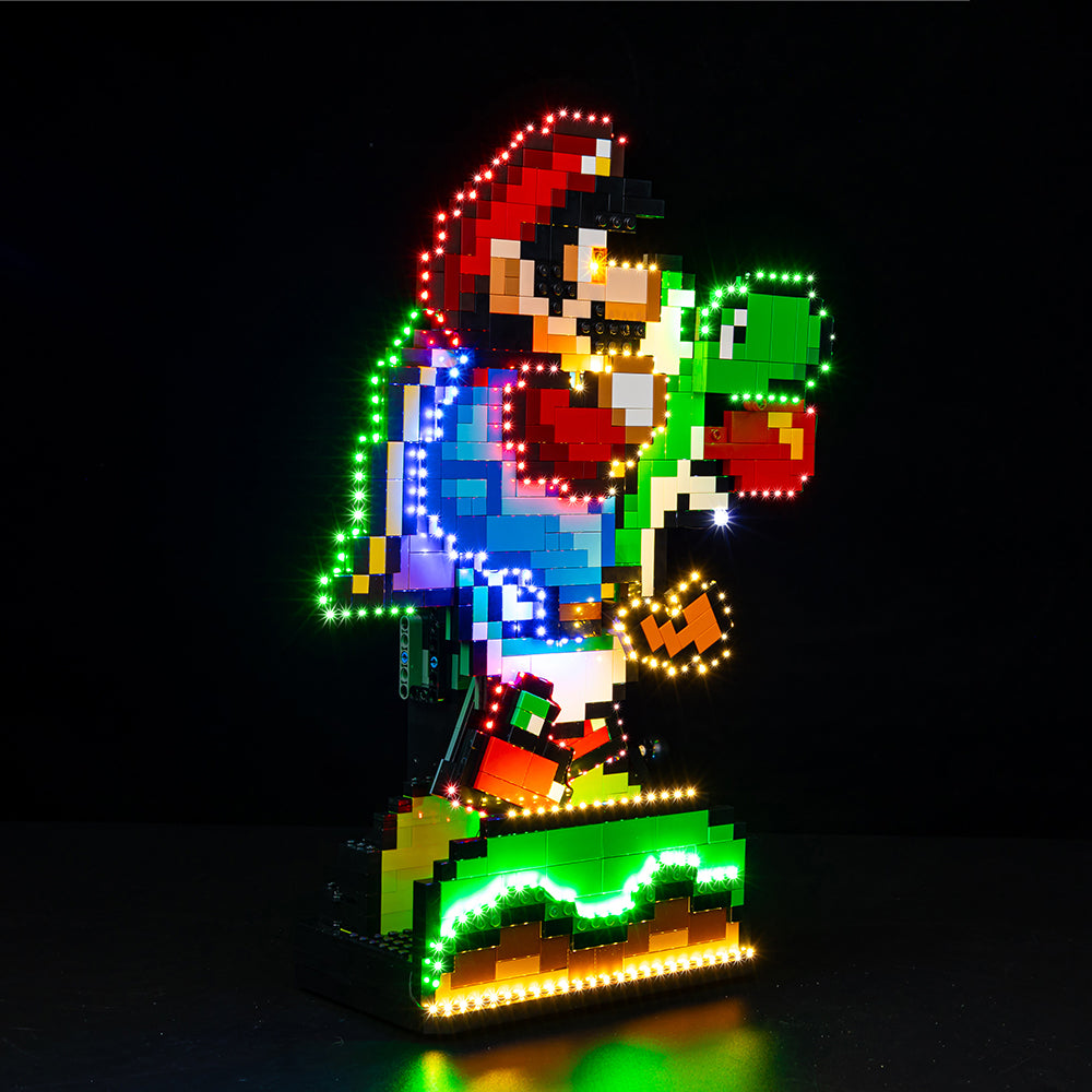 Light Kit for Super Mario World: Mario Yoshi 71438