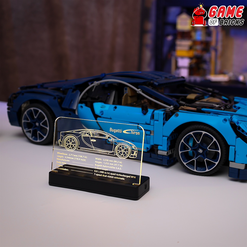 Lego bugatti discount chiron top speed