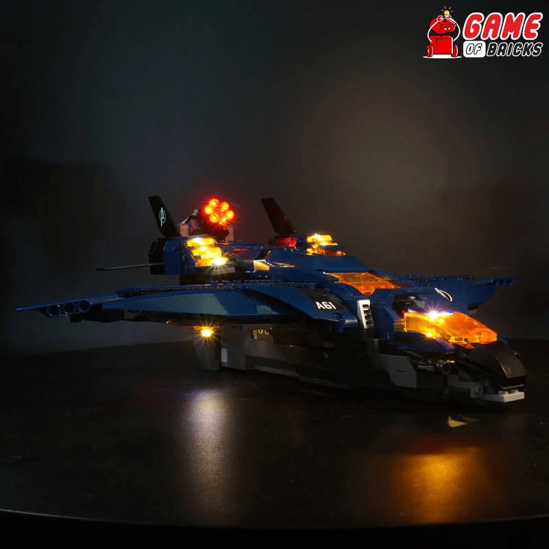 Ultimate hot sale quinjet lego
