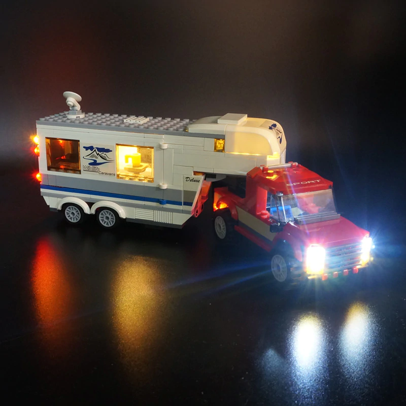 Lego city 60182 top caravan and pickup truck