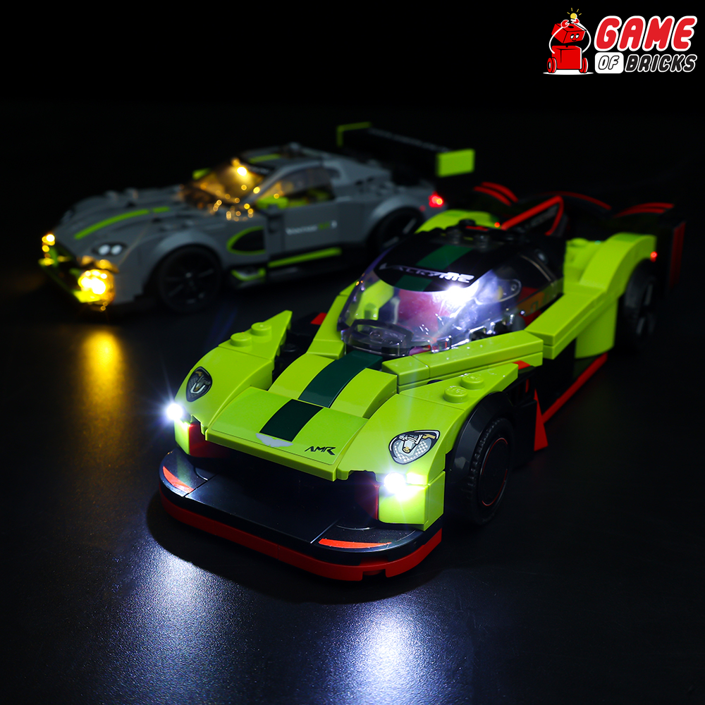 LEGO Speed Champions 76910 Aston Martin Valkyrie AMR Pro and Aston