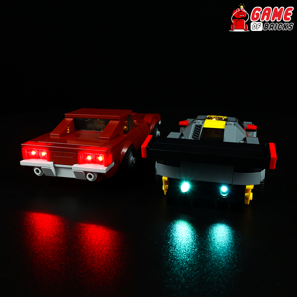 LEGO Chevrolet Corvette C8.R, 1968 Chevrolet Corvette 76903 Light Kit