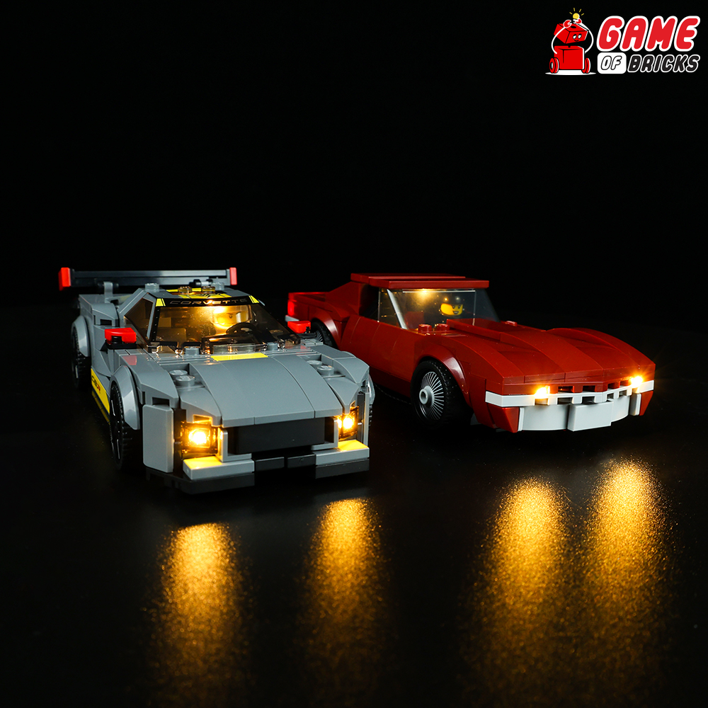 LEGO Chevrolet Corvette C8.R, 1968 Chevrolet Corvette 76903 Light Kit