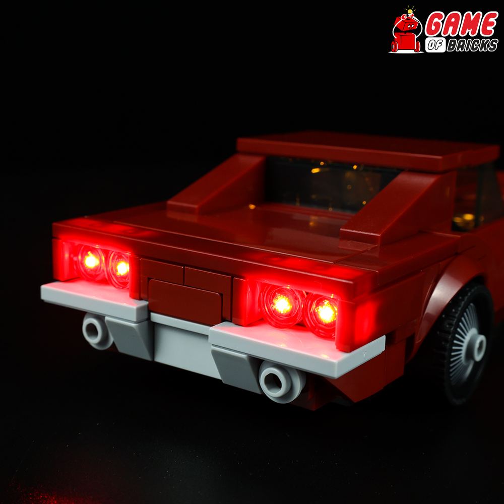 LEGO Chevrolet Corvette C8.R, 1968 Chevrolet Corvette 76903 Light Kit