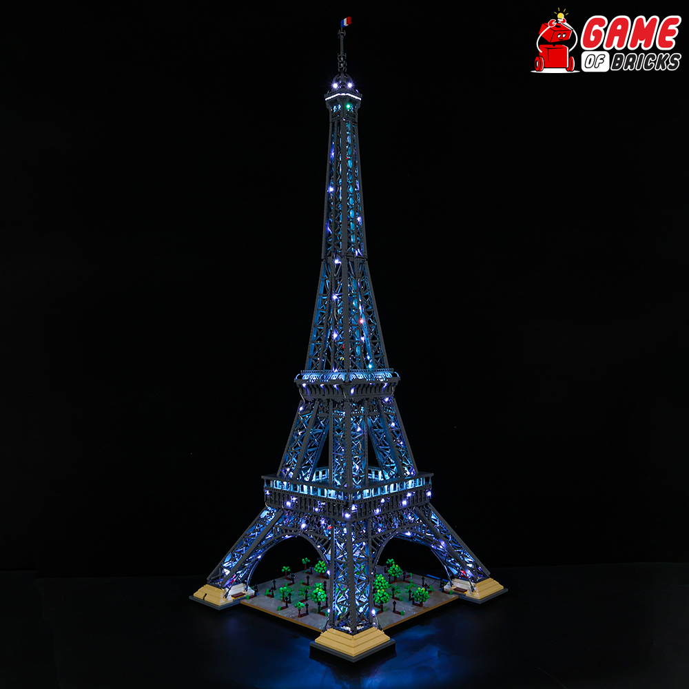 LEGO Eiffel Tower 10307 lights