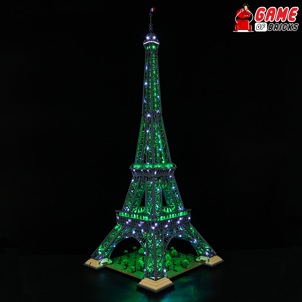 Eiffel Tower LEGO lights