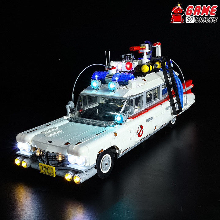Ghostbusters ECTO-1 LEGO lights