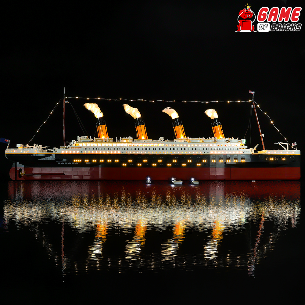 LEGO Titanic 10294 lights