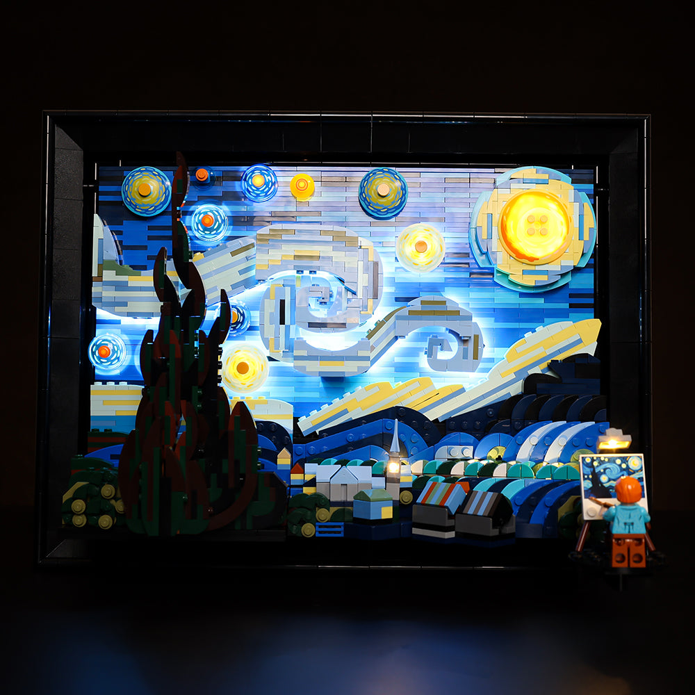 Starry Night Pixel Art – BRIK