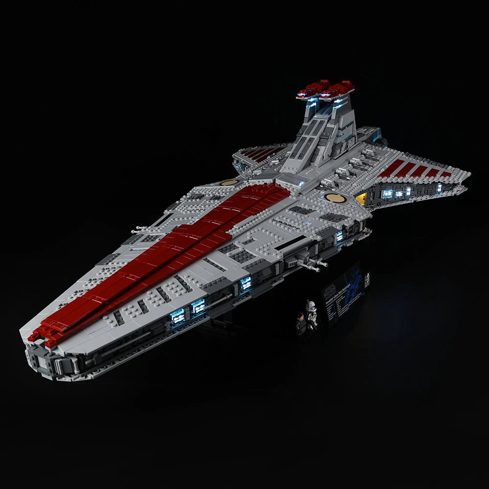Light Kit for LEGO® Venator-Class Republic Attack Cruiser 75367 — front Classic lighting