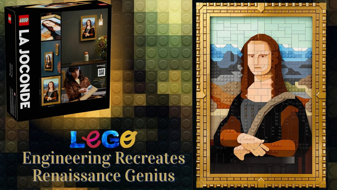 How the Mona Lisa LEGO Set Combines Art and Engineering