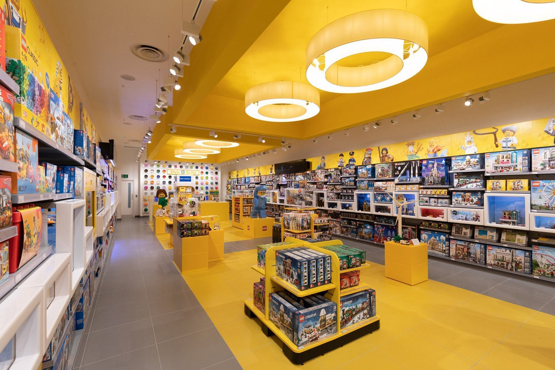 lego shopping with childrens