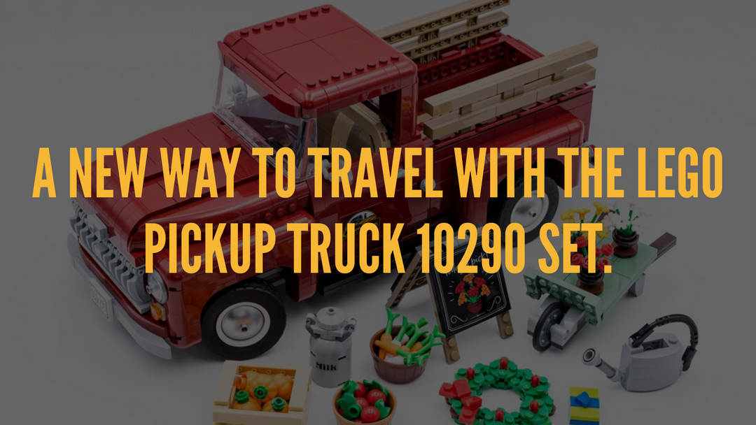 A new way to travel with the LEGO Pickup Truck 10290 Set.