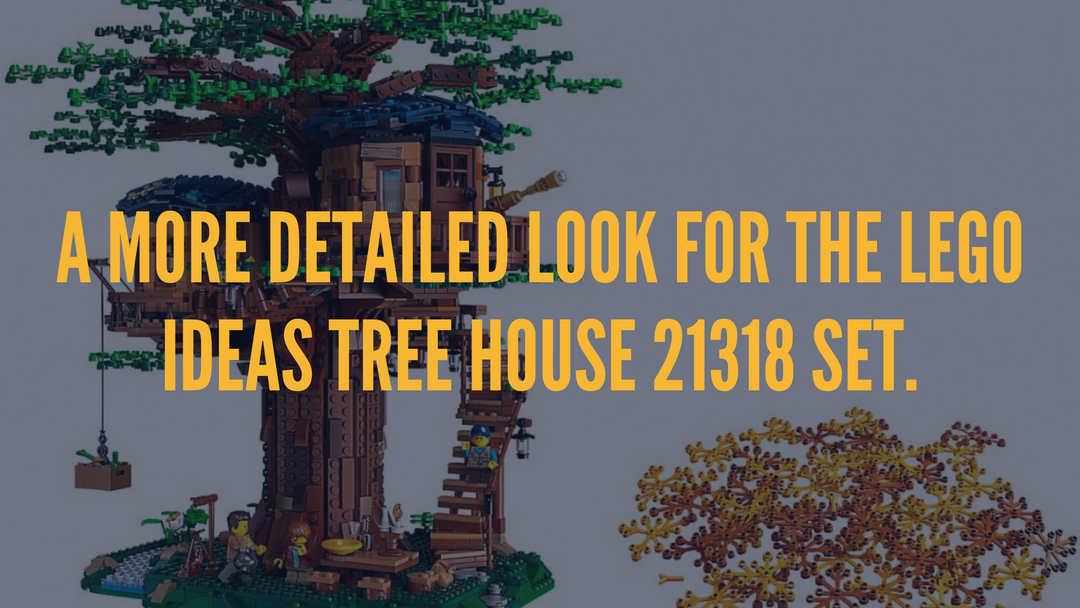 A more detailed look for the LEGO Ideas Tree House 21318 Set.