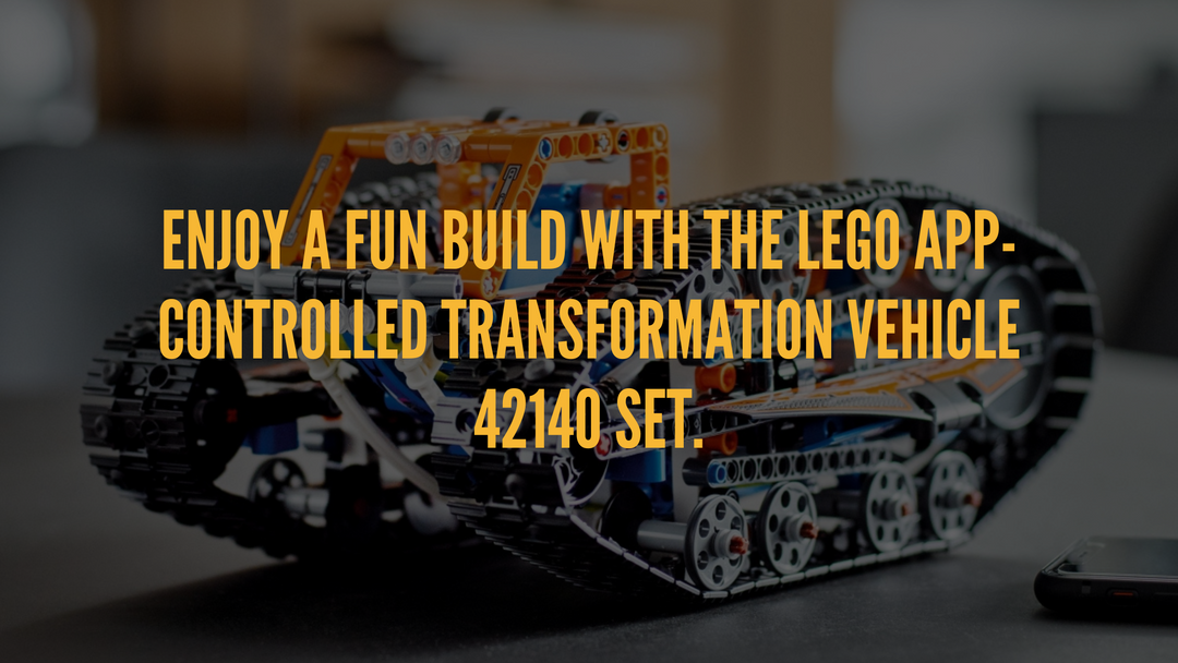 Enjoy a fun build with the LEGO APP-Controlled Transformation Vehicle 42140 Set.