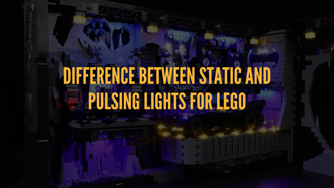 Difference Between Static and Pulsing Lights for LEGO