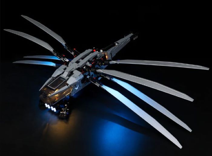  LEGO light kit is specifically designed for the LEGO Dune Royal Atreides Ornithopter.