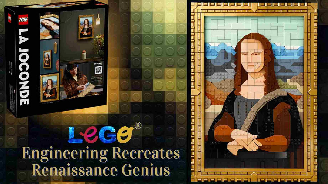 How the Mona Lisa LEGO Set Combines Art and Engineering
