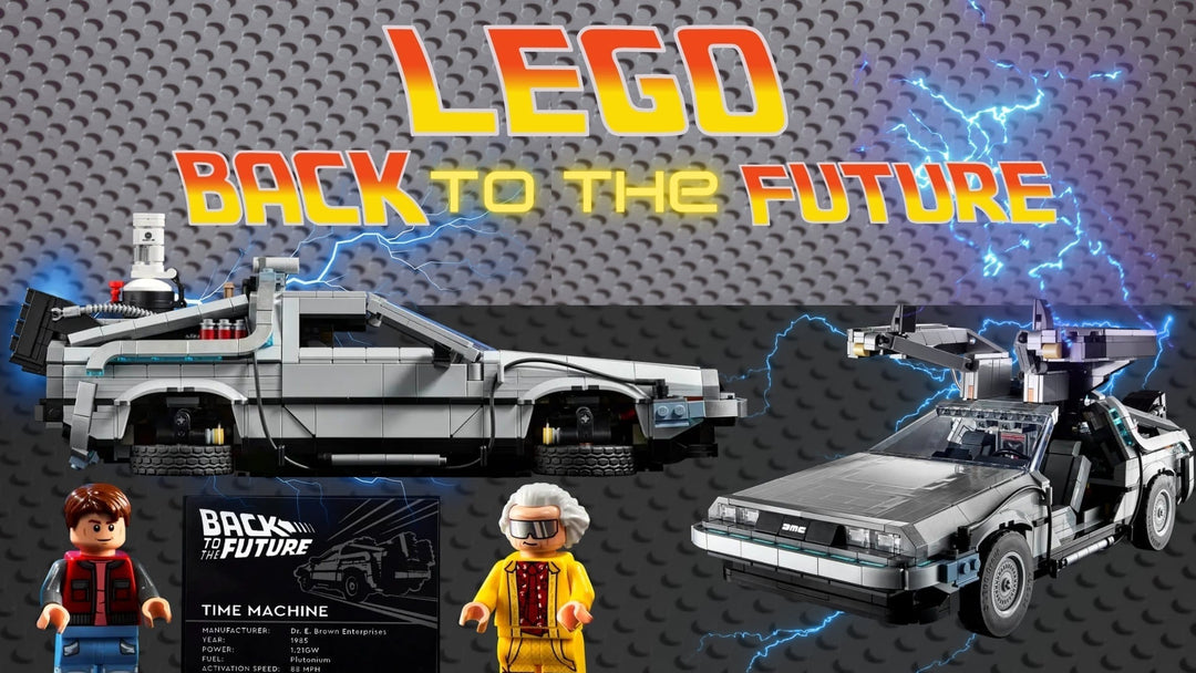 Exploring the DeLorean with the Back to the Future Lego Set