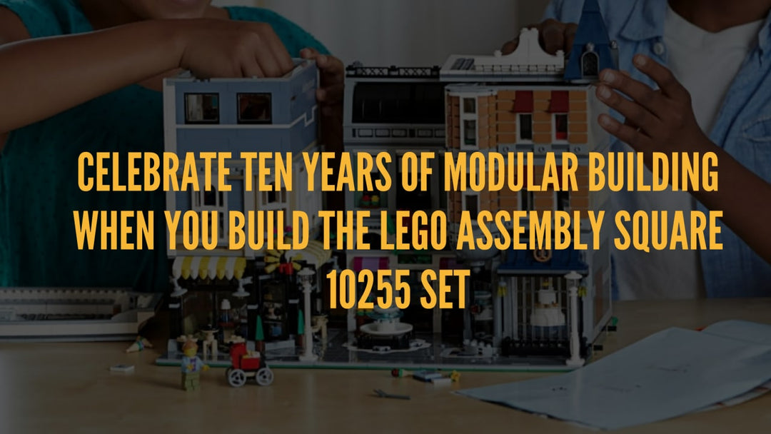 Celebrate ten years of modular building when you build the LEGO Assembly Square 10255 Set.