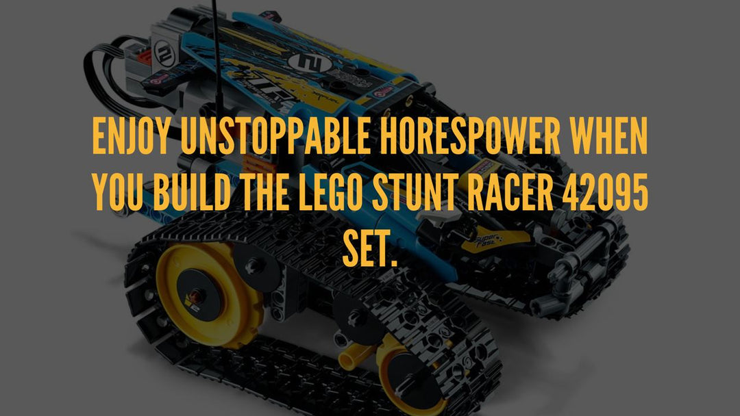 Enjoy unstoppable horespower when you build the LEGO Stunt Racer 42095 Set.