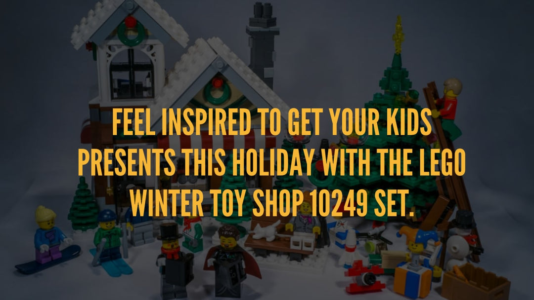 Feel inspired to get your kids presents this holiday with the LEGO Winter Toy Shop 10249 Set.