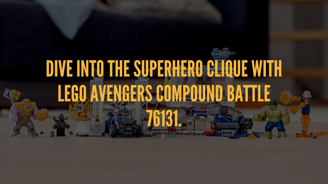 Dive into the superhero clique with the LEGO Avengers Compound Battle 76131