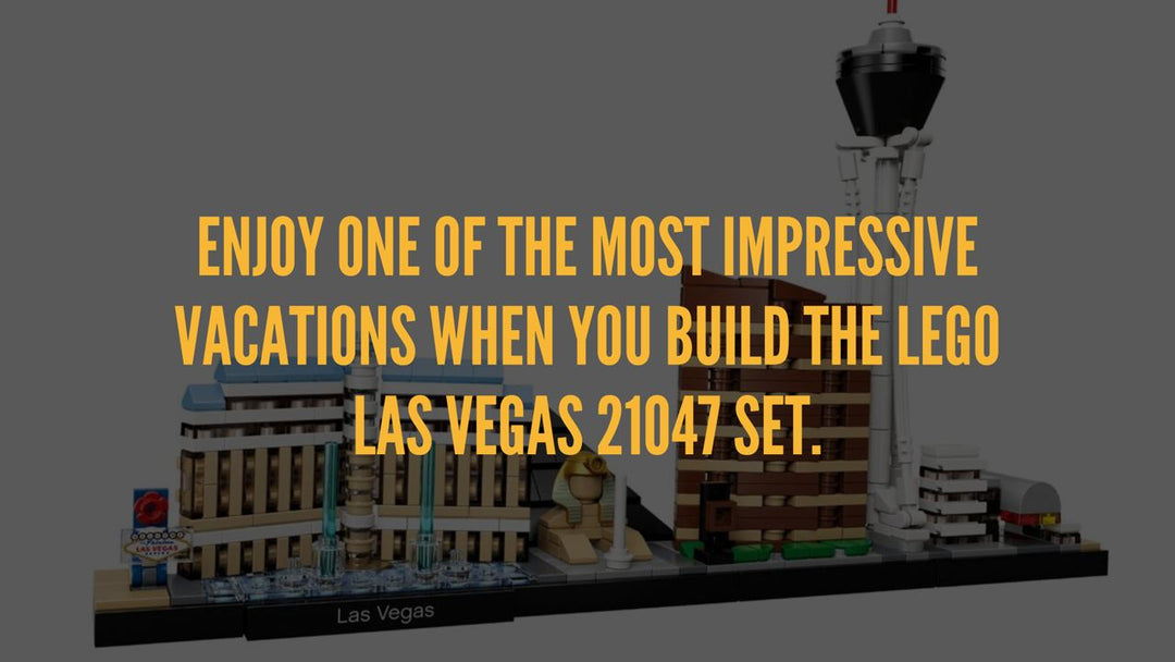Enjoy one of the most impressive vacations when you build the LEGO Las Vegas 21047 Set.