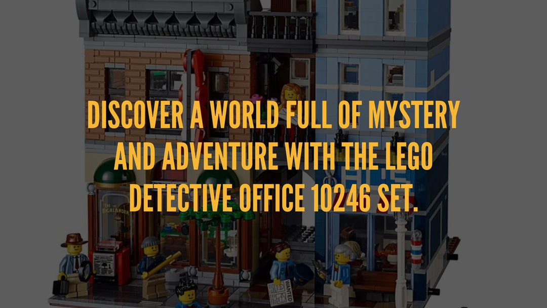 Discover a world full of mystery and adventure with the LEGO Detective Office 10246 Set.