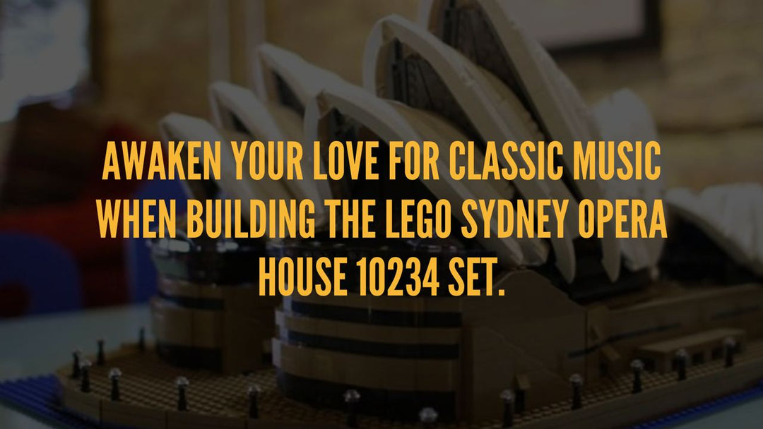 Awaken your love for classic music when building the LEGO Sydney Opera House 10234 Set.