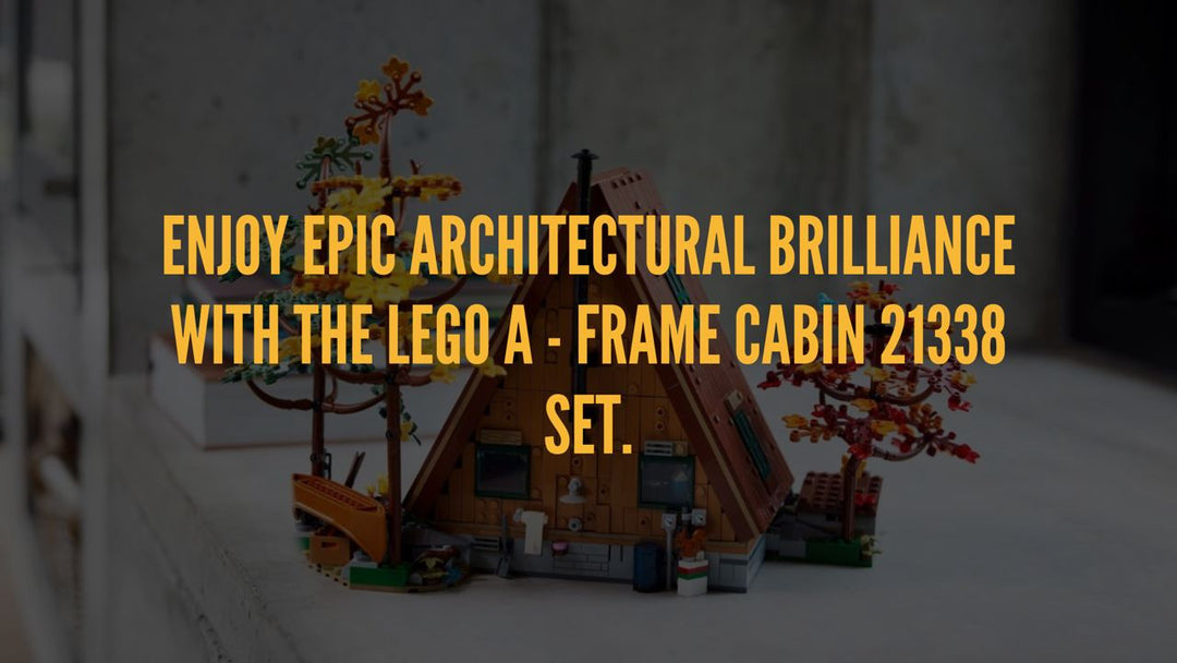 Enjoy epic architectural brilliance with the LEGO A - Frame Cabin 21338 Set.