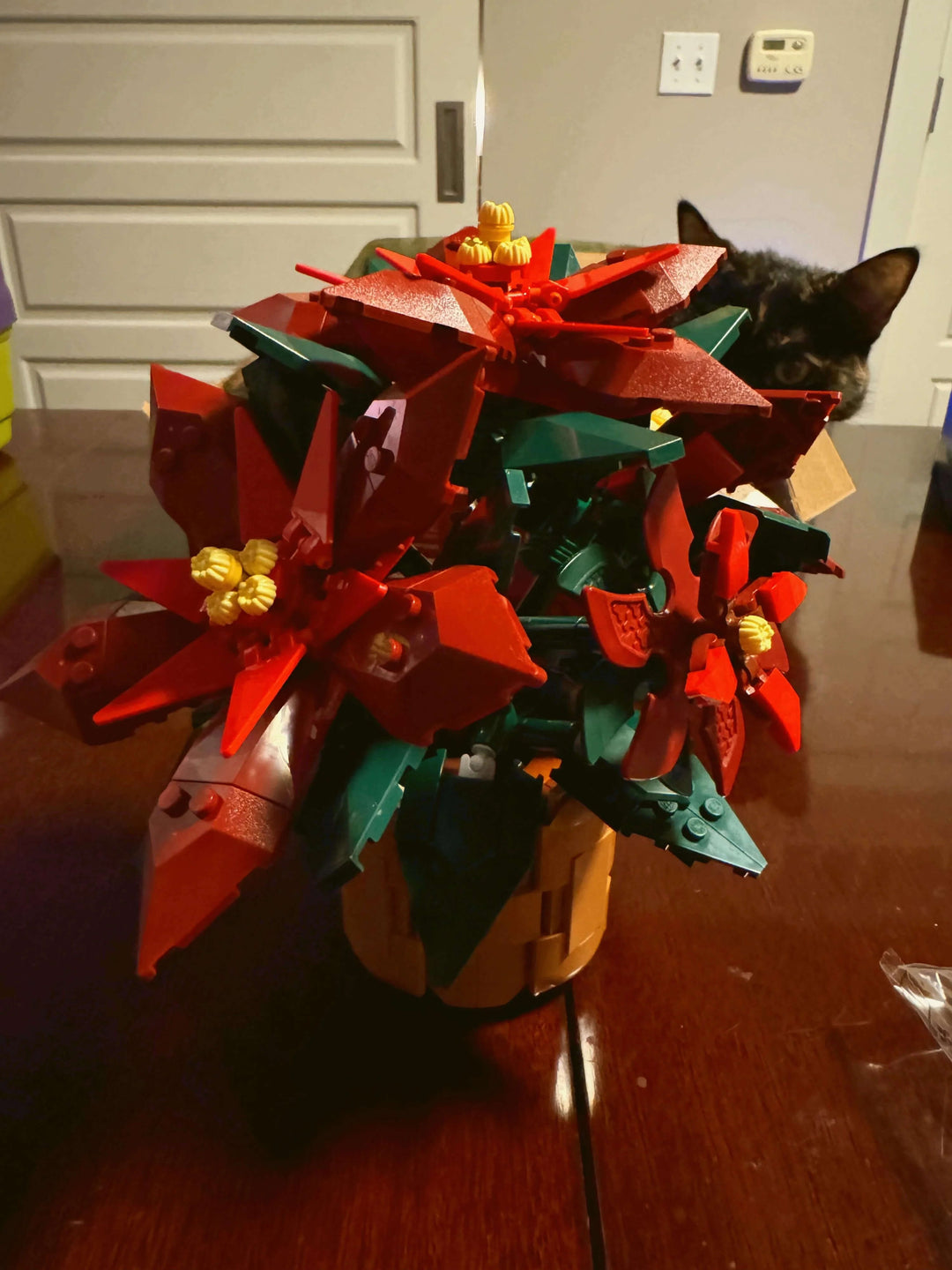 Create a Festive Display with the Poinsettia LEGO® Set