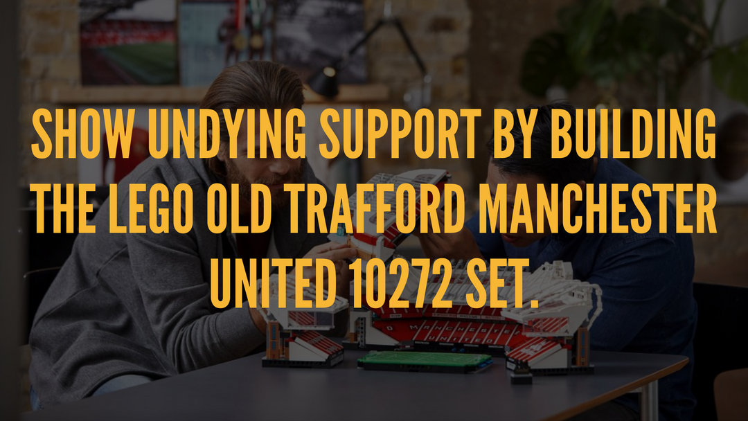 Show undying support by building the LEGO Old Trafford Manchester United 10272 Set.
