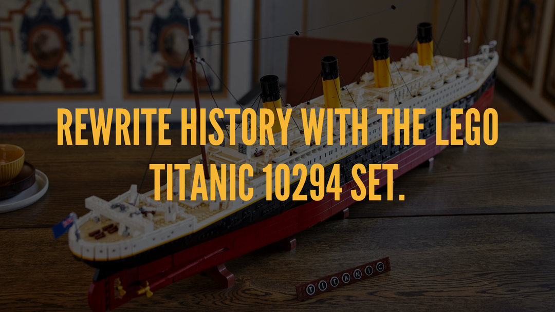 Rewrite history with the LEGO Titanic 10294 Set.