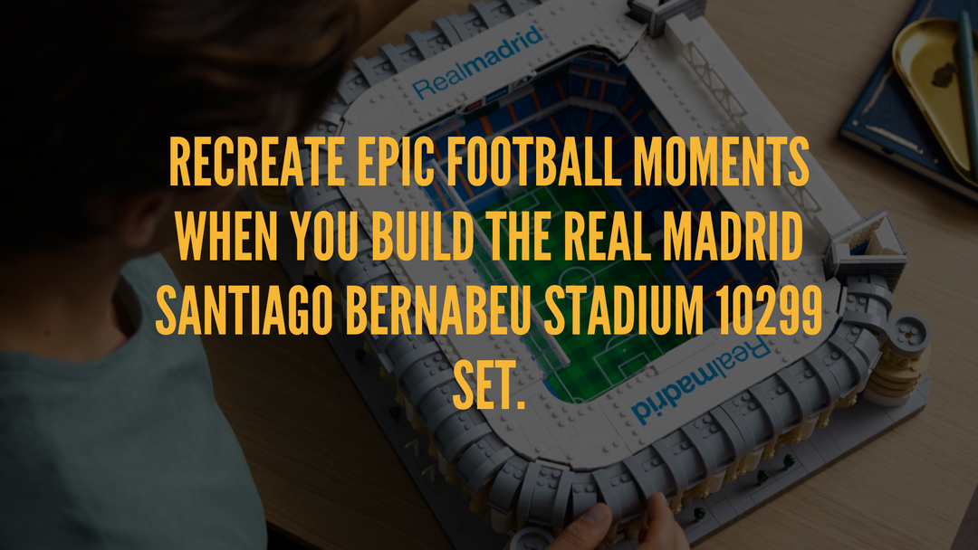 Recreate epic football moments when you build the Real Madrid Santiago Bernabeu Stadium 10299 Set.