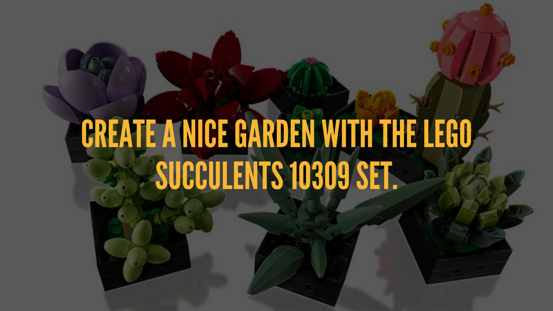 Create a nice garden with the LEGO Succulents 10309 Set.