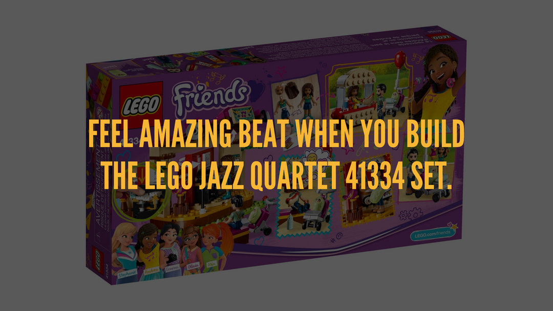 Feel amazing beat when you build the LEGO® Jazz Quartet 41334 Set.