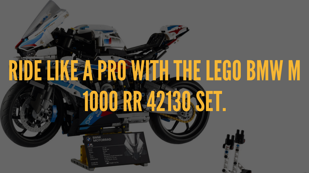 Ride like a pro with the LEGO BMW M 1000 RR 42130 Set.