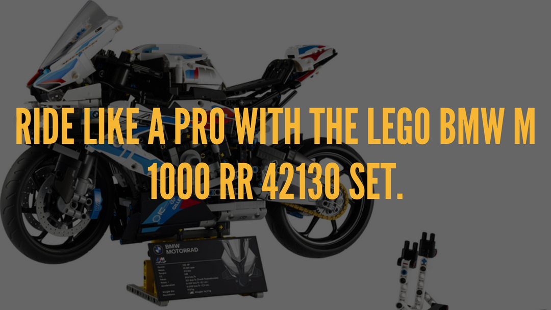 Ride like a pro with the LEGO® BMW M 1000 RR 42130 Set.