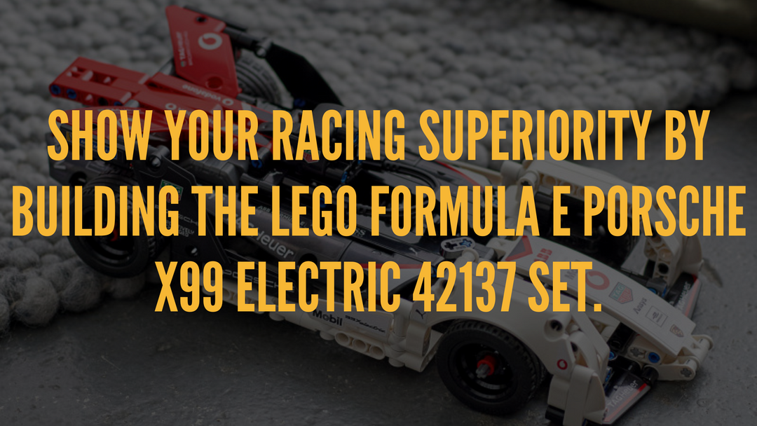 Show your racing superiority by building the LEGO Formula E Porsche X99 Electric 42137 Set.